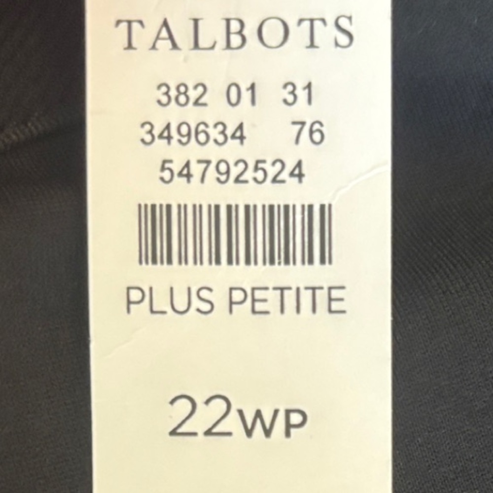 Talbots 22wp SOHO Black Ankle Pants - Picture 8 of 8